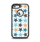 The Vector Colored Starfish V1 Apple iPhone 5-5s Otterbox Defender Case Skin Set