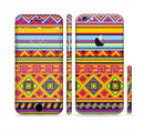 The Vector Gold & Purple Aztec Pattern V32 Sectioned Skin Series for the Apple iPhone 6/6s Plus