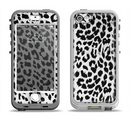 The Vector Leopard Animal Print Apple iPhone 5-5s LifeProof Nuud Case Skin Set
