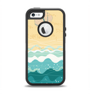 The Vector SeaShore Apple iPhone 5-5s Otterbox Defender Case Skin Set