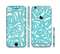 The Vector Subtle Blues Pattern Sectioned Skin Series for the Apple iPhone 6/6s Plus
