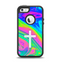 The Vector White Cross v2 over Neon Color Fushion V3 copy Apple iPhone 5-5s Otterbox Defender Case Skin Set