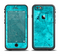 The Vibrant Blue Cement Texture Apple iPhone 6/6s LifeProof Fre Case Skin Set