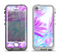 The Vibrant Blue & Purple Flower Field Apple iPhone 5-5s LifeProof Nuud Case Skin Set