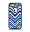 The Vibrant Blue Sharp Chevron Apple iPhone 5-5s Otterbox Defender Case Skin Set