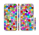 The Vibrant Colored Abstract Cubes Sectioned Skin Series for the Apple iPhone 6/6s Plus