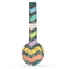 The Vibrant Colored Chevron With Digital Camo Background Skin Set for the Beats by Dre Solo 2 Wireless Headphones