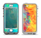 The Vibrant Colored Messy Painted Canvas Apple iPhone 5-5s LifeProof Nuud Case Skin Set