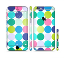 The Vibrant Colored Polka Dot V2 Sectioned Skin Series for the Apple iPhone 6/6s Plus