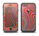 The Vibrant Colorful Swirls Apple iPhone 6/6s LifeProof Fre Case Skin Set