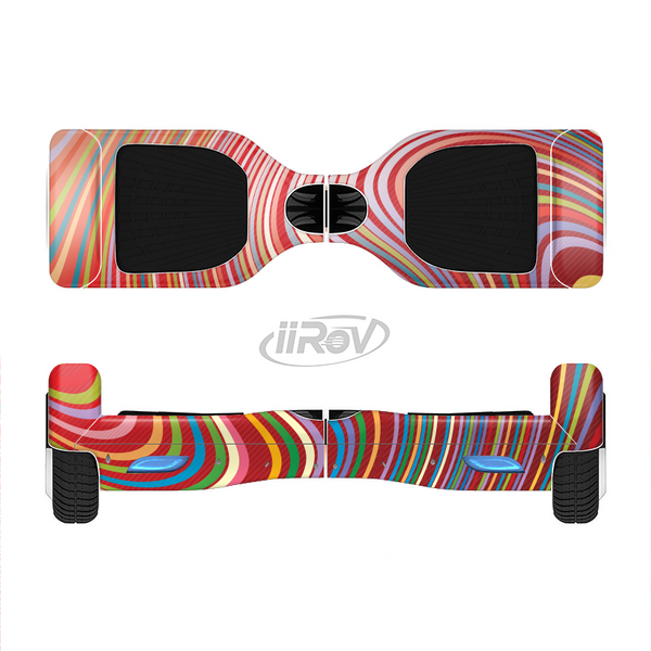 The Vibrant Colorful Swirls Full-Body Skin Set for the Smart Drifting SuperCharged iiRov HoverBoard