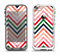 The Vibrant Fall Colored Chevron Pattern Apple iPhone 5-5s LifeProof Fre Case Skin Set