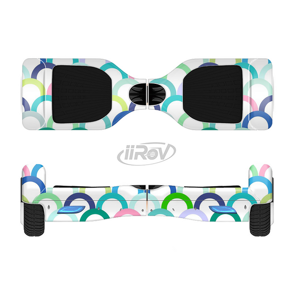 The Vibrant Fun Colored Pattern Hoops Full-Body Skin Set for the Smart Drifting SuperCharged iiRov HoverBoard