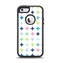 The Vibrant Fun Colored Pattern Hoops Inverted Polka Dot Apple iPhone 5-5s Otterbox Defender Case Skin Set