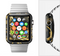 The Vibrant Gold Butterfly Outline Full-Body Skin Set for the Apple Watch