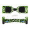 The Vibrant Green Leopard Print Full-Body Skin Set for the Smart Drifting SuperCharged iiRov HoverBoard