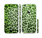 The Vibrant Green Leopard Print Sectioned Skin Series for the Apple iPhone 6/6s Plus