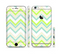 The Vibrant Green Vintage Chevron Pattern Sectioned Skin Series for the Apple iPhone 6/6s