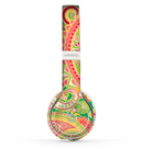 The Vibrant Green and Pink Paisley Pattern Skin Set for the Beats by Dre Solo 2 Wireless Headphones