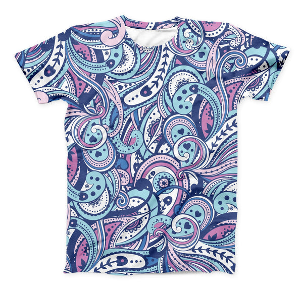 The Vibrant Purple Toned Sproutaneous ink-Fuzed Unisex All Over Full-Printed Fitted Tee Shirt