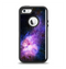 The Vibrant Purple and Blue Nebula Apple iPhone 5-5s Otterbox Defender Case Skin Set