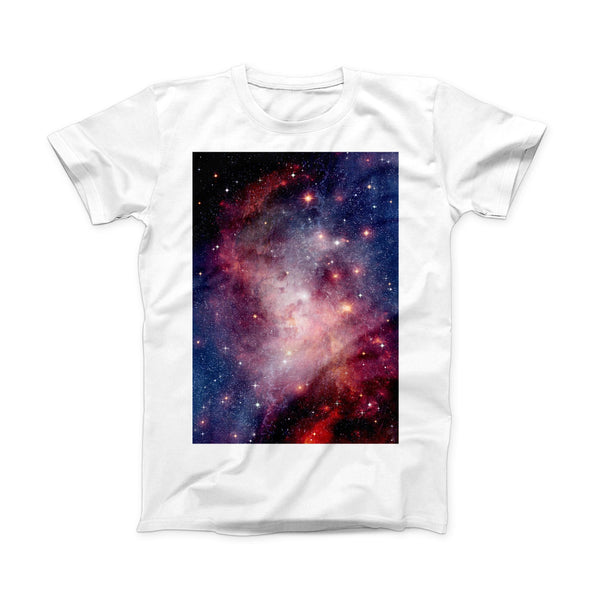The Vibrant Space ink-Fuzed Front Spot Graphic Unisex Soft-Fitted Tee Shirt