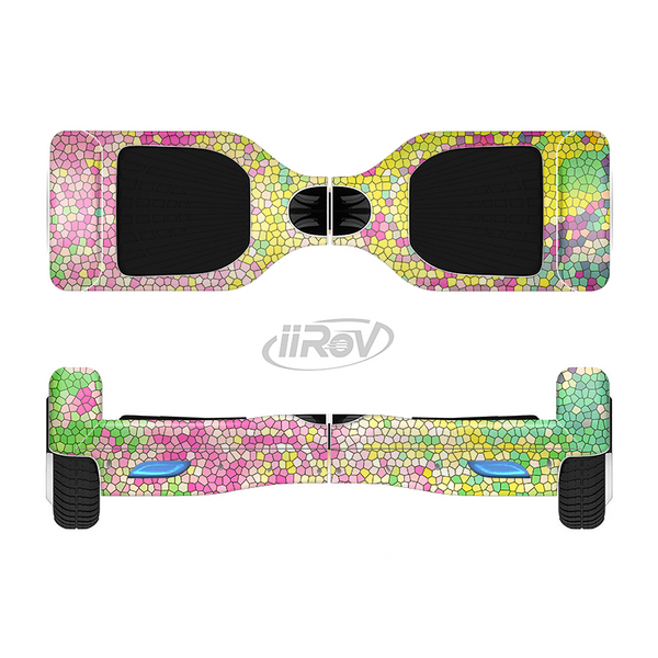The Vibrant Yellow Colored Dots Full-Body Skin Set for the Smart Drifting SuperCharged iiRov HoverBoard