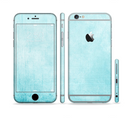 The Vintage Blue Textured Surface Sectioned Skin Series for the Apple iPhone 6/6s Plus