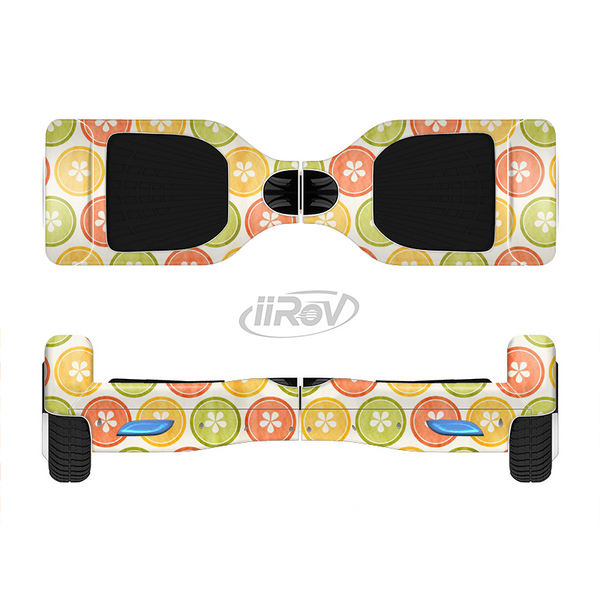 The Vintage Color Buttons Full-Body Skin Set for the Smart Drifting SuperCharged iiRov HoverBoard