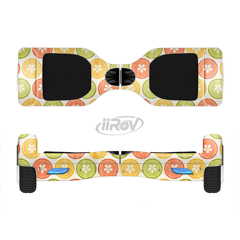 The Vintage Color Buttons Full-Body Skin Set for the Smart Drifting SuperCharged iiRov HoverBoard