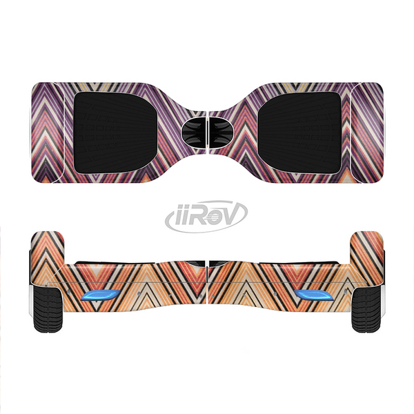 The Vintage Colored V3 Chevron Pattern Full-Body Skin Set for the Smart Drifting SuperCharged iiRov HoverBoard