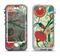 The Vintage Green Floral Vector Pattern Apple iPhone 5-5s LifeProof Nuud Case Skin Set