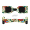 The Vintage Green Floral Vector Pattern Full-Body Skin Set for the Smart Drifting SuperCharged iiRov HoverBoard