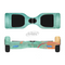 The Vintage Green Grunge Texture with Orange Full-Body Skin Set for the Smart Drifting SuperCharged iiRov HoverBoard