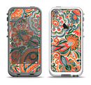 The Vintage Hand-Painted Coral Abstract Pattern Apple iPhone 5-5s LifeProof Fre Case Skin Set