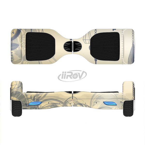 The Vintage Hanging Clocks and Keys Full-Body Skin Set for the Smart Drifting SuperCharged iiRov HoverBoard