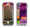 The Vintage Highlighted Panels of Color Apple iPhone 5-5s LifeProof Nuud Case Skin Set