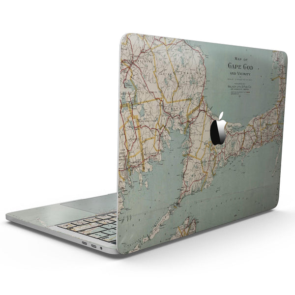 MacBook Pro with Touch Bar Skin Kit - The_Vintage_Map_of_Cape_Cod_-MacBook_13_Touch_V9.jpg?