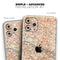 The Vintage Paris Overview Map  - Skin-Kit compatible with the Apple iPhone 12, 12 Pro Max, 12 Mini, 11 Pro or 11 Pro Max (All iPhones Available)