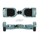 The Vintage Penguin Blue Collage Full-Body Skin Set for the Smart Drifting SuperCharged iiRov HoverBoard