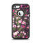 The Vintage Pink Floral Field Apple iPhone 5-5s Otterbox Defender Case Skin Set