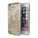 The Vintage Powers of Europe Map iPhone 6/6s or 6/6s Plus 2-Piece Hybrid INK-Fuzed Case