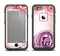 The Vintage Purple Curves with Floral Design Apple iPhone 6/6s LifeProof Fre Case Skin Set