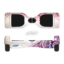 The Vintage Purple Curves with Floral Design Full-Body Skin Set for the Smart Drifting SuperCharged iiRov HoverBoard