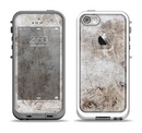 The Vintage Scratched and Worn Surface Apple iPhone 5-5s LifeProof Fre Case Skin Set