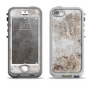 The Vintage Scratched and Worn Surface Apple iPhone 5-5s LifeProof Nuud Case Skin Set