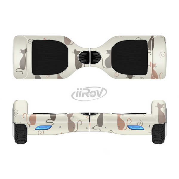 The Vintage Solid Cat Shadows Full-Body Skin Set for the Smart Drifting SuperCharged iiRov HoverBoard