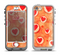 The Vintage Subtle Red and Orange Hearts Apple iPhone 5-5s LifeProof Nuud Case Skin Set