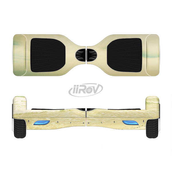The Vintage Subtle Yellow Beach Scene Full-Body Skin Set for the Smart Drifting SuperCharged iiRov HoverBoard