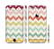 The Vintage Summer Colored Chevron V4 Sectioned Skin Series for the Apple iPhone 6/6s